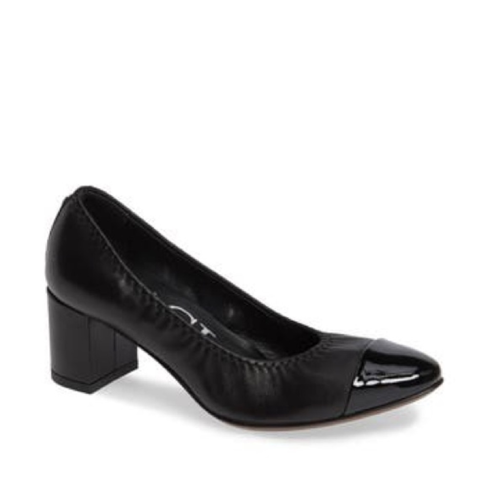 AGL Cap Toe Pump Black Stretch 37/7